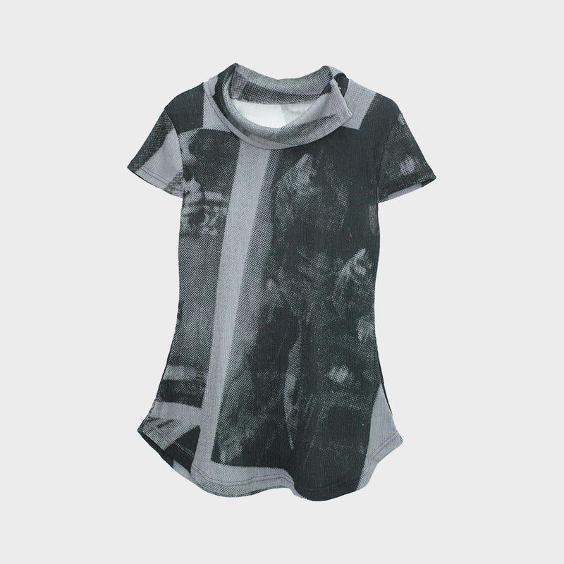 Aqua Roll Neck T-shirt (6539885183094)