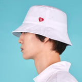 ハートロゴオーバーフィットバケットハット/Heart Logo Oxford Over Fit Bucket Hat (3color)