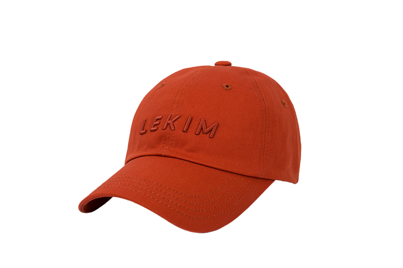 エンブロイダリーキャップ / LEKIM EMBROIDERY ORANGE CAP