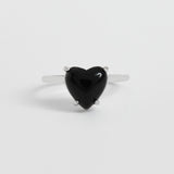 プチハートリング/Petite Heart Ring_Black
