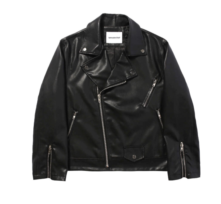 Leather biker jacket (4638418763894)