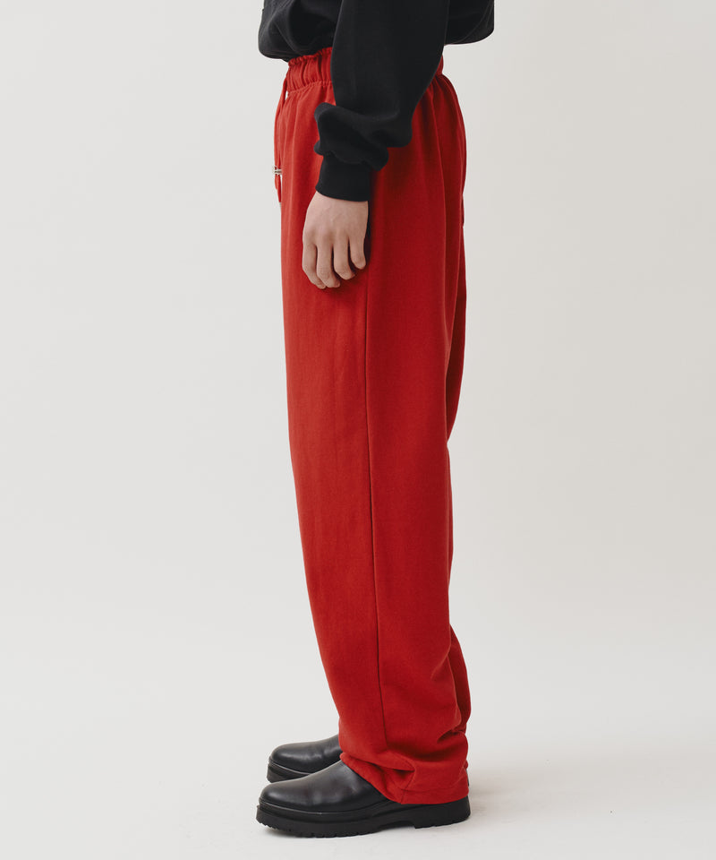 WIDE SWEAT PANTS (RED)