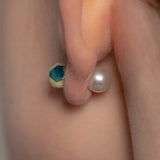2022パントンストレイタムパールピアス/2022 PANTONE stratum pearl earring (BG)