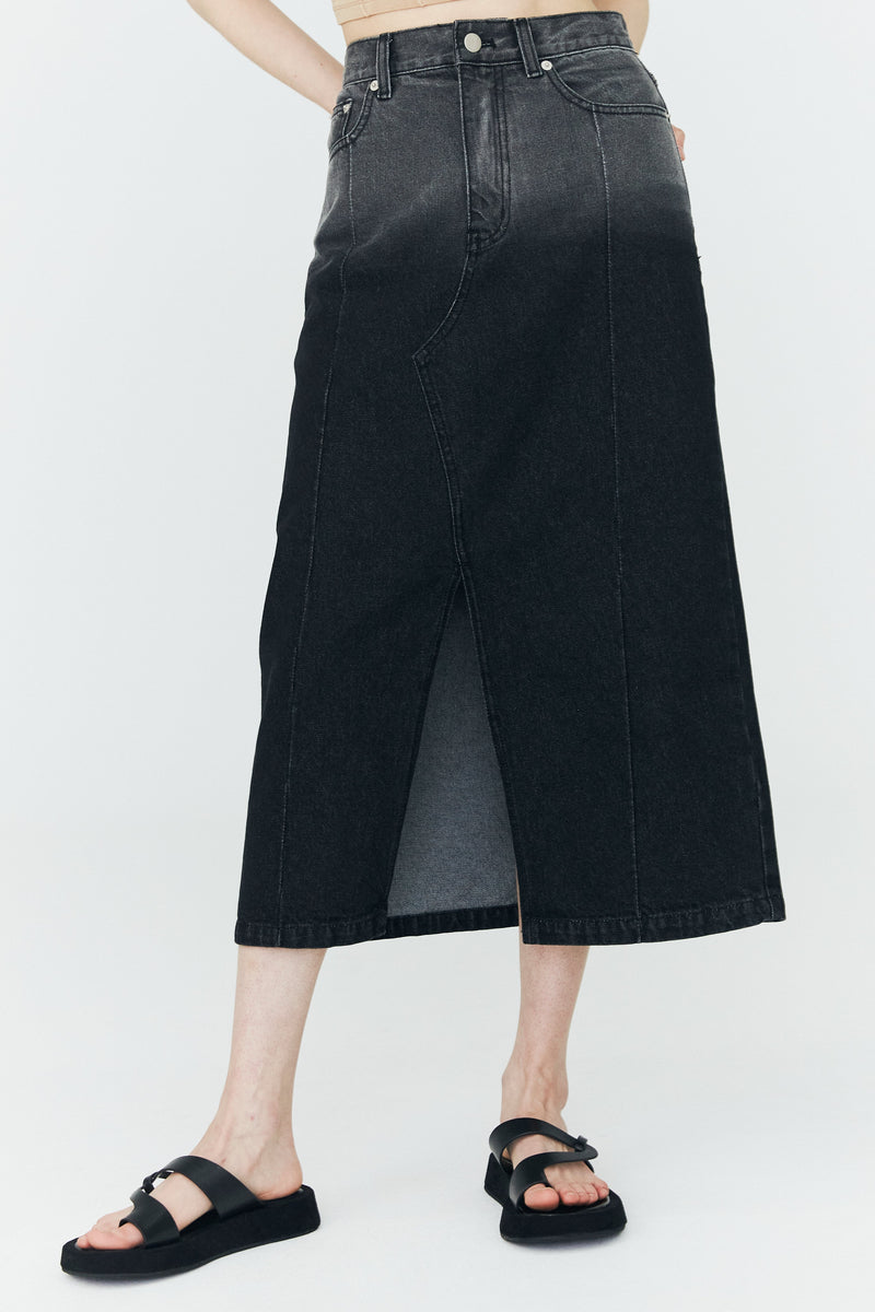 グラデーション デニムスカート / Gradation Denim Skirt