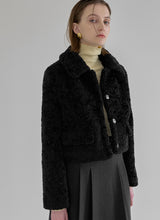 アデルフェイクファークロップドジャケット/(JK-2786) Adele Fake Fur Cropped Jacket