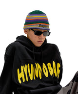 Logo heavy hoodie ( BLACK ) (6626181939318)