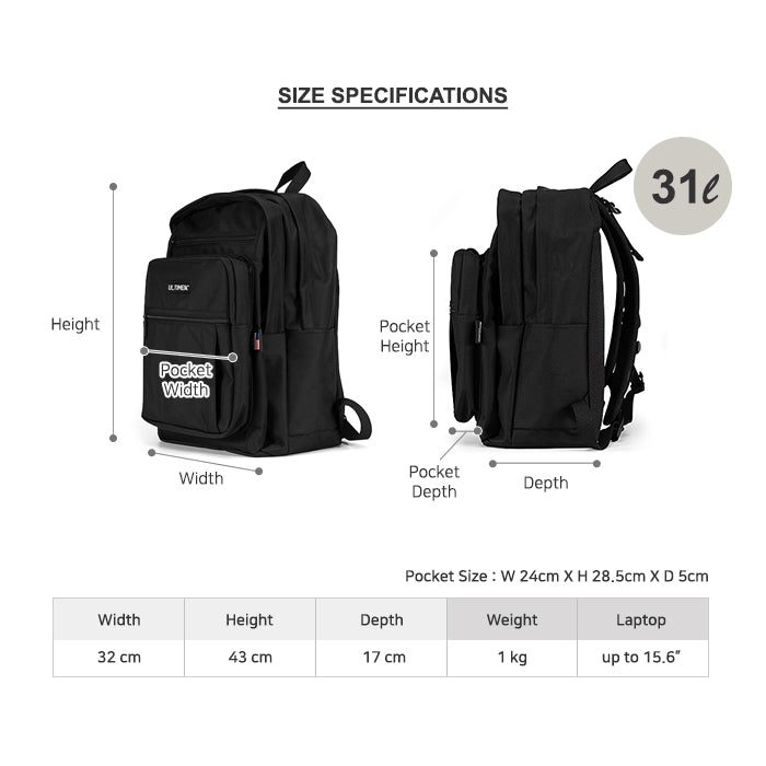 ビッグ アップル バックパック / 1030 Big Apple Backpack Black