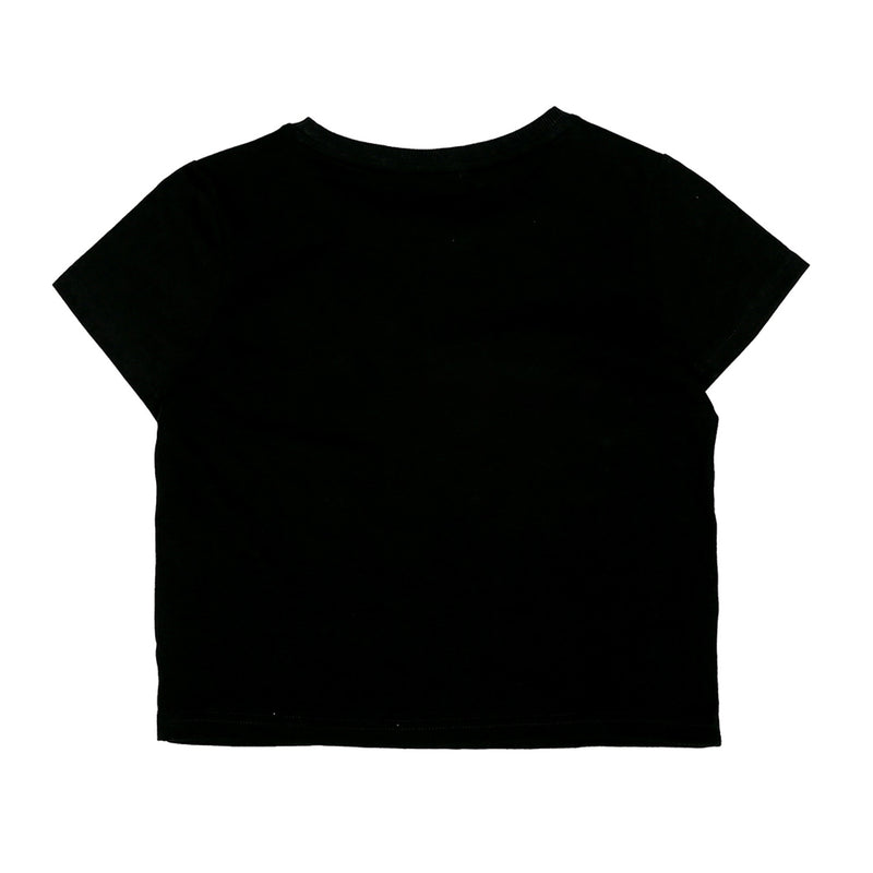 ベーシックロゴクロップTシャツ / 222 Basic logo crop t - Black
