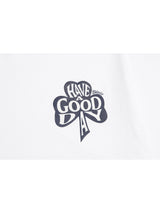 グッドデイクローバーTシャツ / BENIR GOODDAY CLOVER T-SHIRTS [WHITE]