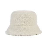 スタッドロゴフリースバケットハットホワイト/Stud Logo Fleece Bucket Hat White