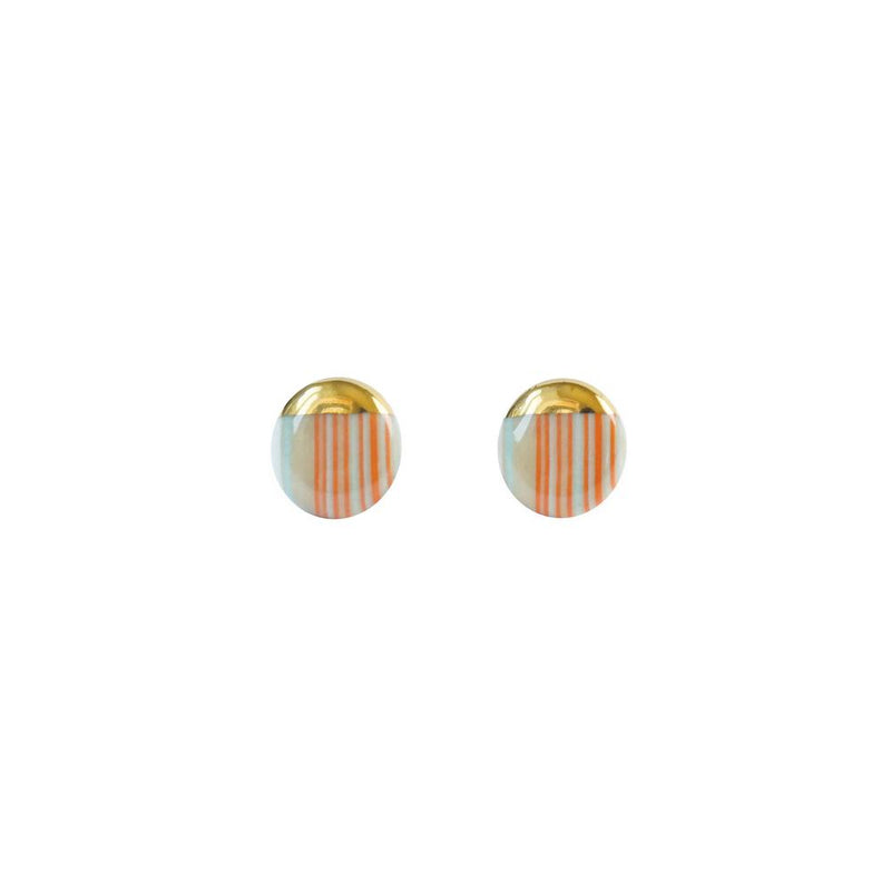 2021 Pantone Stratum daily round earring (OR) (6641903927414)