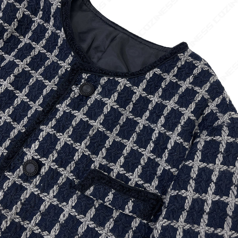 ハウンドチェックツイードジャケット/[Unisex] Hound Check Tweed Jacket (3 colors)
