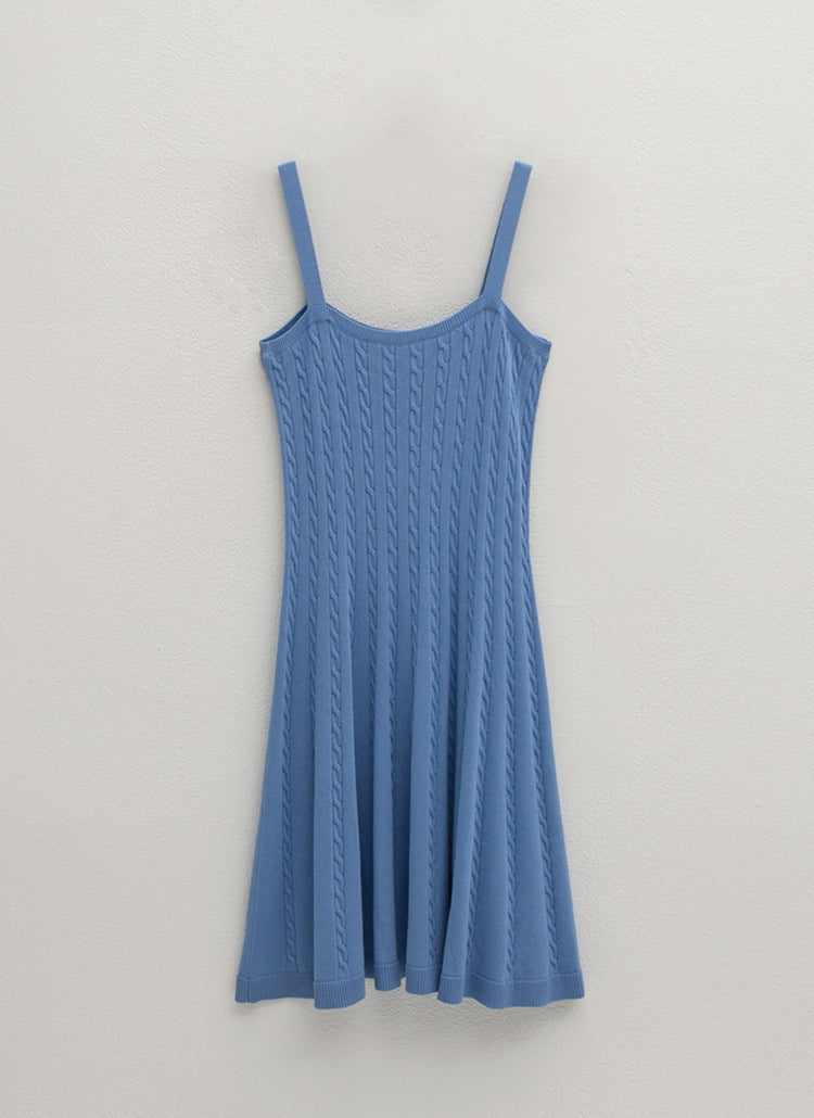 エイリーケーブルニットカーディガンドレスセット S / (OP-6033) Ailee Cable Knit Cardigan Dress Set S