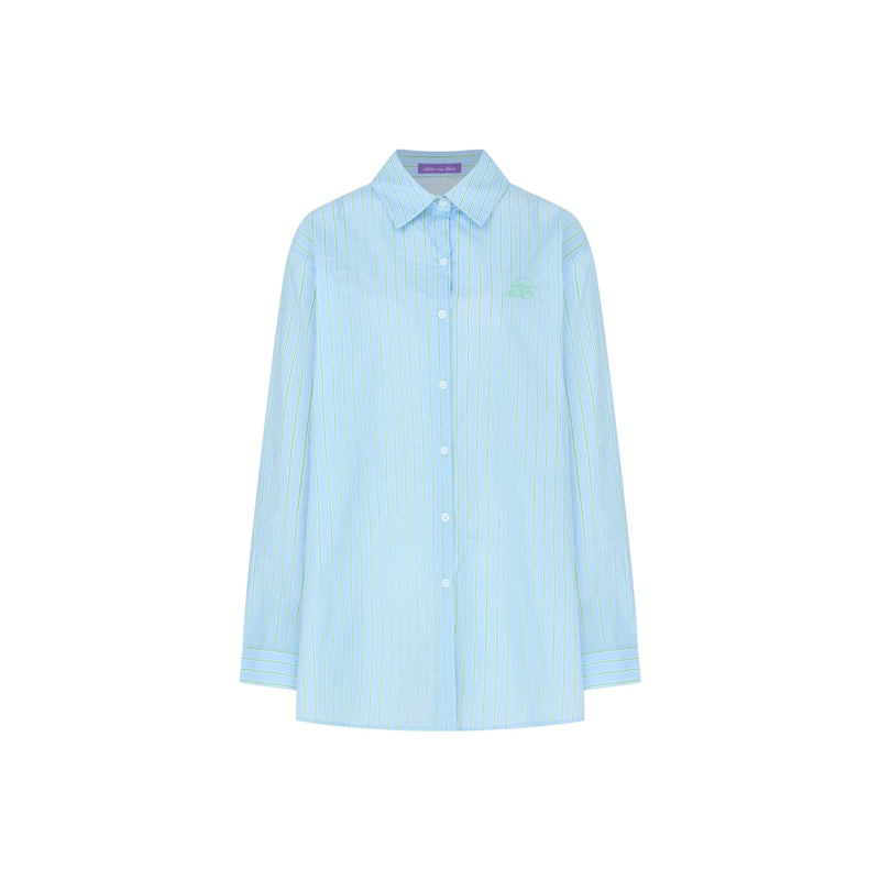 トゥルーストライプオーバーフィットシャツ / True Stripe Over-fit Shirts ( 2 Colors )