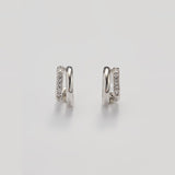 two-line cubic earring