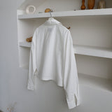 クロップコンシャツ/ASCLO Crop Con Shirt (3color)