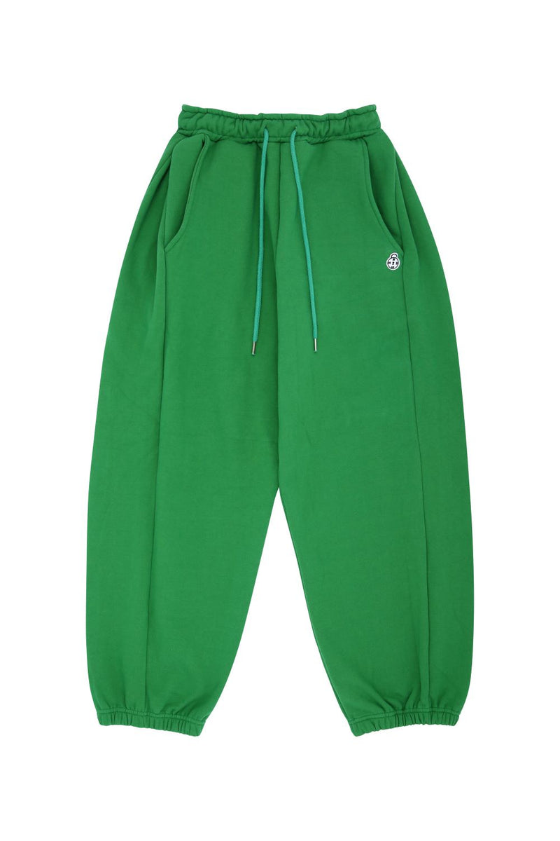 グリーン バルーン サイド ピンタック ジョガーパンツ /Green Balloon Side Pintuck Jogger Pants