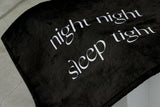 ナイトナイトミニラグ/night night mini rug - black
