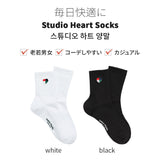 Studio Heart Socks (2color) (6577084661878)