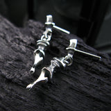 メインゴーシェシルバーイヤリング / Main gauche silver earring (4594627215478)