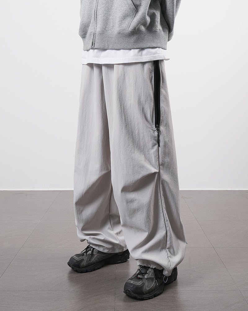 サイド配色ナイロンパンツ / side color matching nylon pants 2color