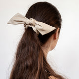 Luxe bow scrunchie (6655009521782)