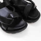 ボールドストライプサンダル/rooney bold strap sandals