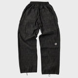 NUMBER EIGHT WIDE CARGO PANTS (BLACK)
