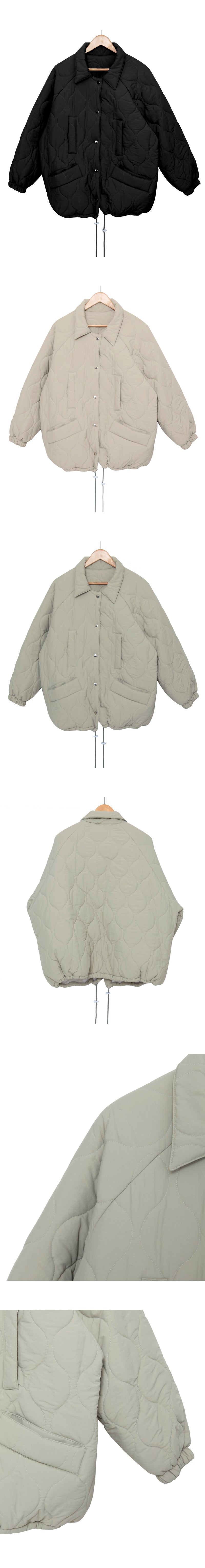 キルティングカラーパッドジャケット / Quilting collar padded jacket