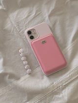 Petit pine case (Pink, White) (with. Mac safe ring)