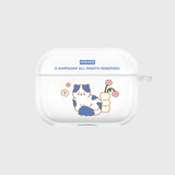 HAPPY CAT HOUSE-BLUE(AIR PODS PRO-CLEAR HARD) (6598909526134)