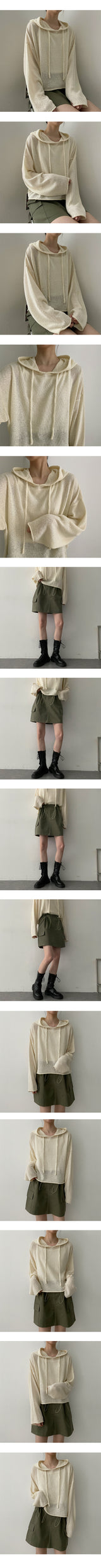 ファーミーウエストストリングカーゴミニスカート / Furme Waist String Cargo Mini Skirt