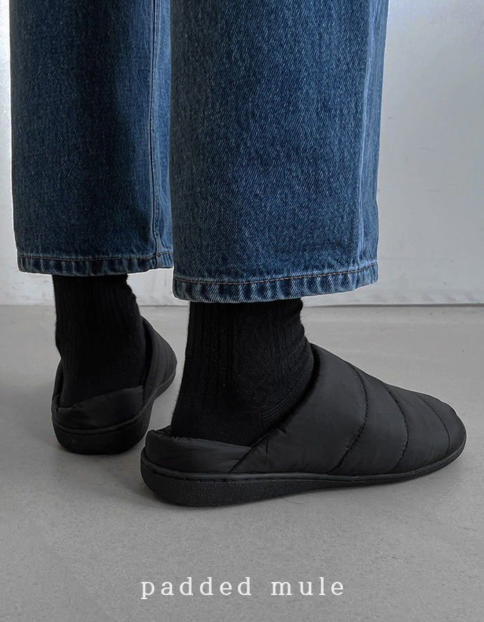Winter Padded Mules (2color) (6658497544310)
