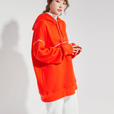 Oversize Front Line Hoodie Red (6600738537590)