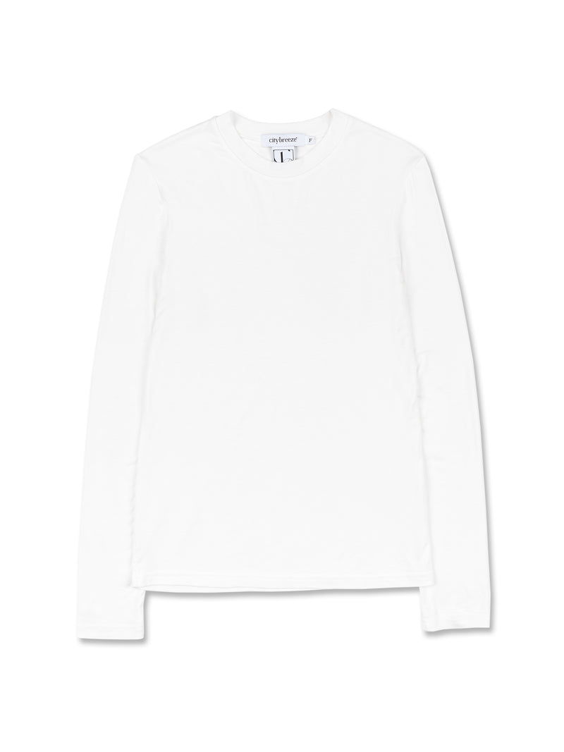 [BREEZE] Slim Long Sleeve T-Shirts_WHITE (CTD1) (6553331925110)