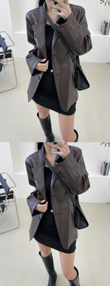 フェードレザージャケット / Fade Leather Jacket (2colors)