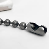 9mm ボールチェーン ブレスレット / [BLESSEDBULLET]9mm ball chain bracelet_dark silver
