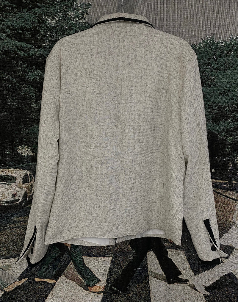 カラーツイードジャケット/Collar Tweed Jacket (2color)