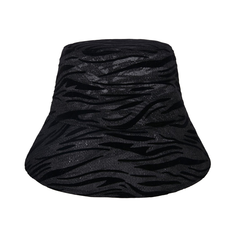 メッシュゼブラバケットハット / Mesh Bucket Hat Zebra Black