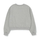 Flower Hand Graphic Sweatshirt [GREY] (6674519523446)