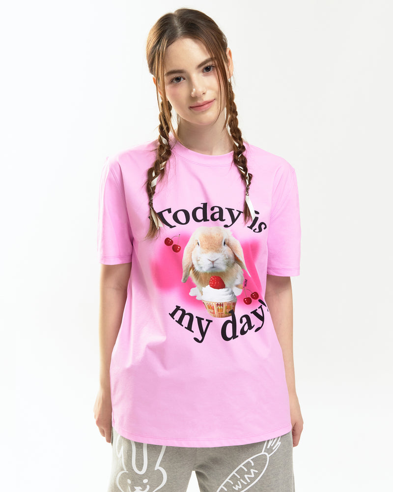 トゥデイイズマイデイTシャツ / TODAY IS MY DAY-T (pink)