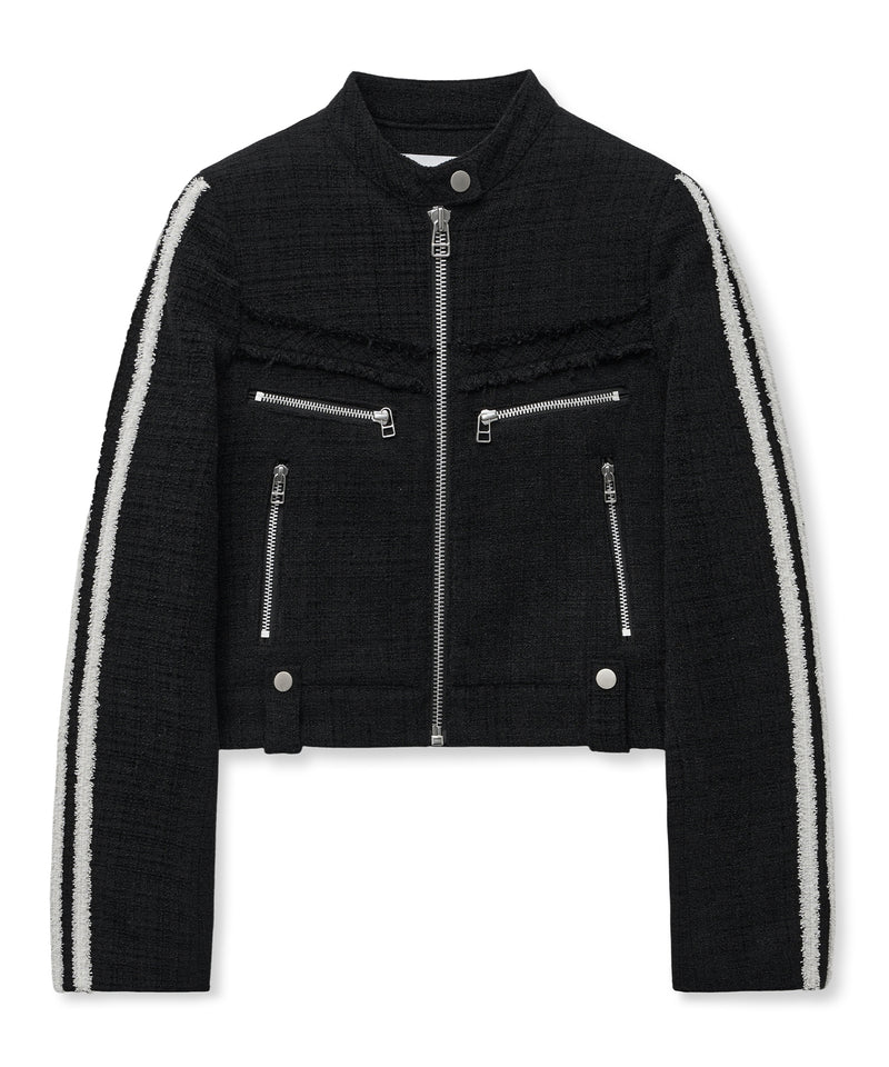 rc tweed jacket (black)