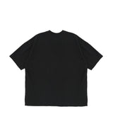 VINTAGE P. DYEING CUT-OUT 1/2 BOX TEE (Black)
