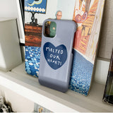 Melted Our Hearts Iphone Case (Dark Blue/Gray) (6605140263030)