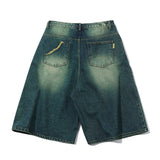 Spark Denim Shorts(BLUE)