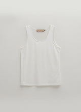ミニマルスリムUネックノースリーブTシャツ / (T-6666) Minimal Slim U-Neck Sleeveless T-Shirt