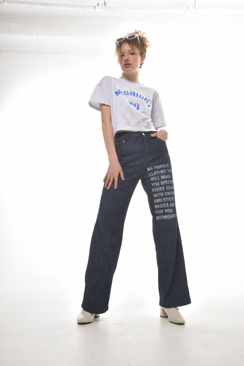 ロゴサマーパンツ / [unisex] logo summer pants (dark blue)