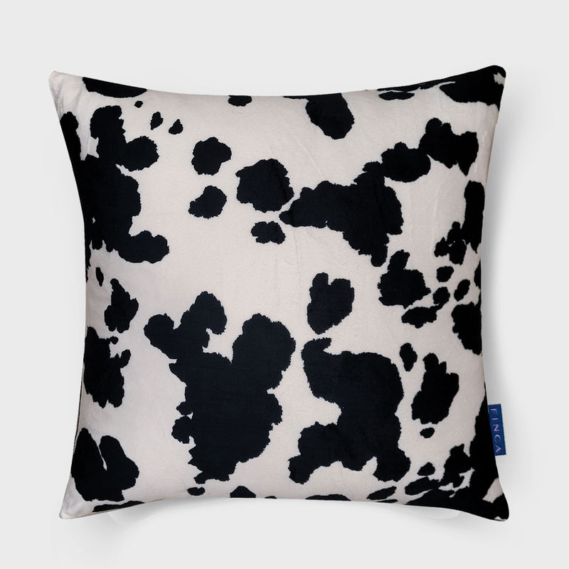 クッションカバー/cushion cover - black cow