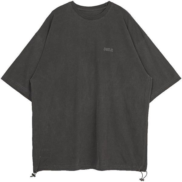リバーシブルピグメントストリングTシャツ / reversible pigment string T-shirt