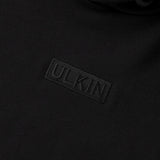 ボックスロゴ刺繍フーディ / UL:KIN Box Logo Embroidery Hoodie_Black